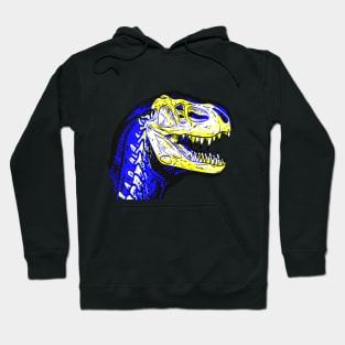 T-Rex Interactive Yellow&Blue Filter T-Shirt By Red&Blue Hoodie